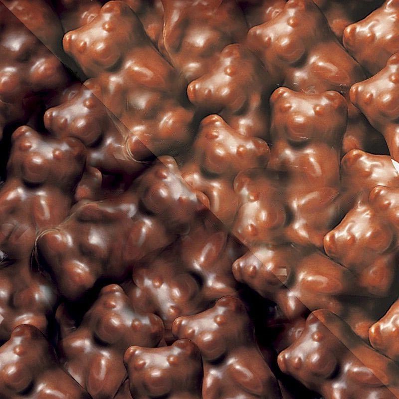 Ourson guimauve chocolat noir Lutti 2,5 kg - Marlie confiseries