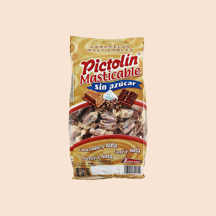 Bonbons caramels assortis sans sucre 1 kg