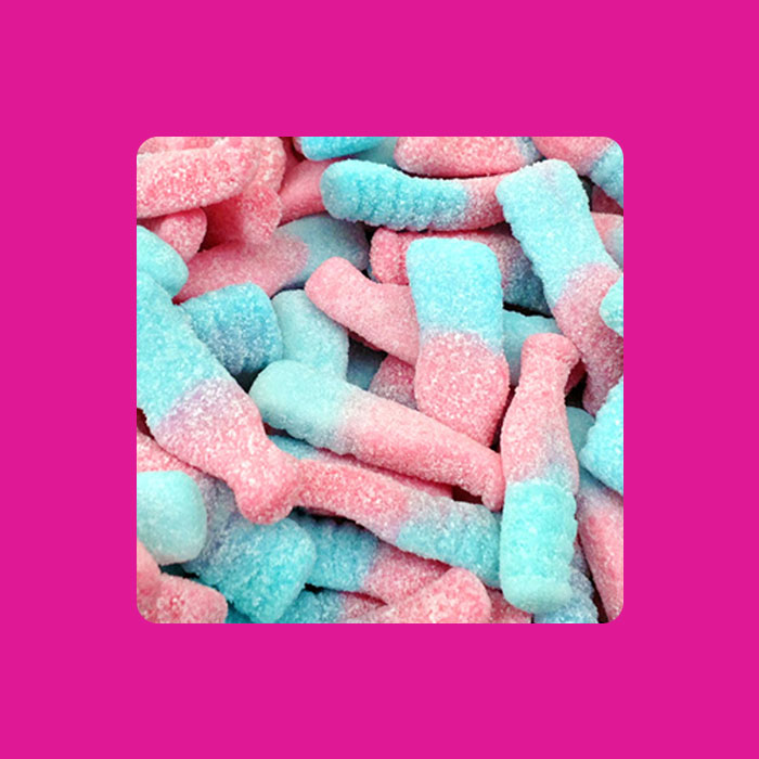Bouteille rose-bleu Fini 385 pièces
