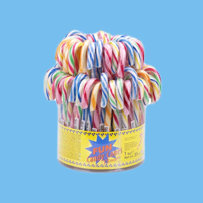candy canne sucre arc-en-ciel