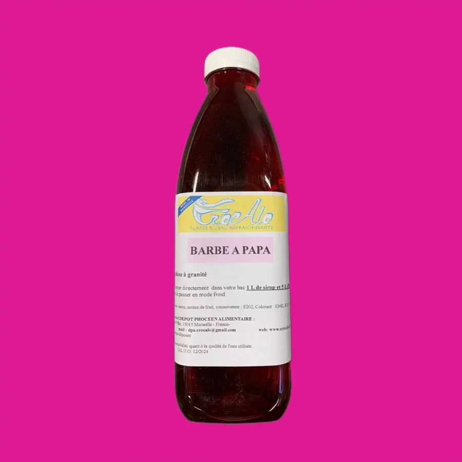 Sirop granita concentré barbe à papa x6