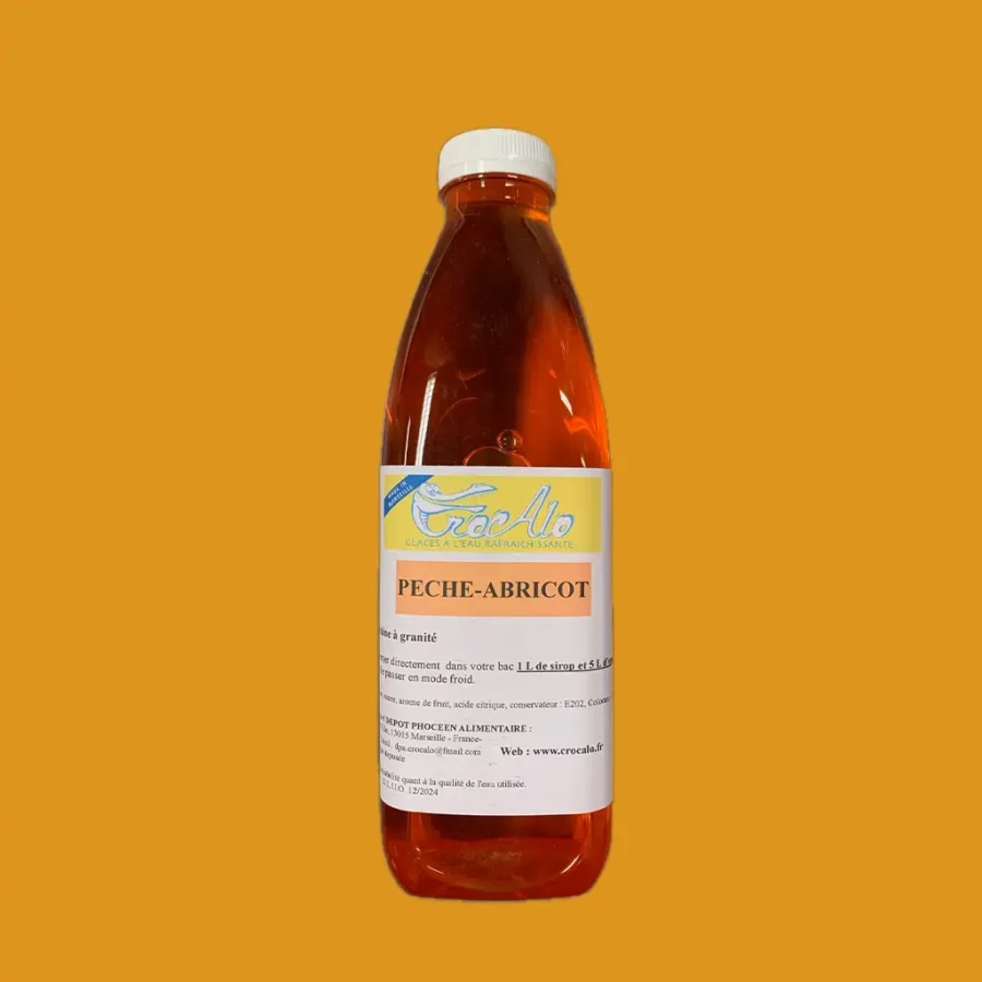Sirop granita concentré pêche abricot x6