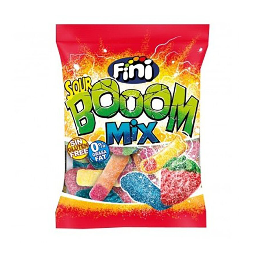 Sachet Fini 90 gr sour boom mix acide par 12 sachets