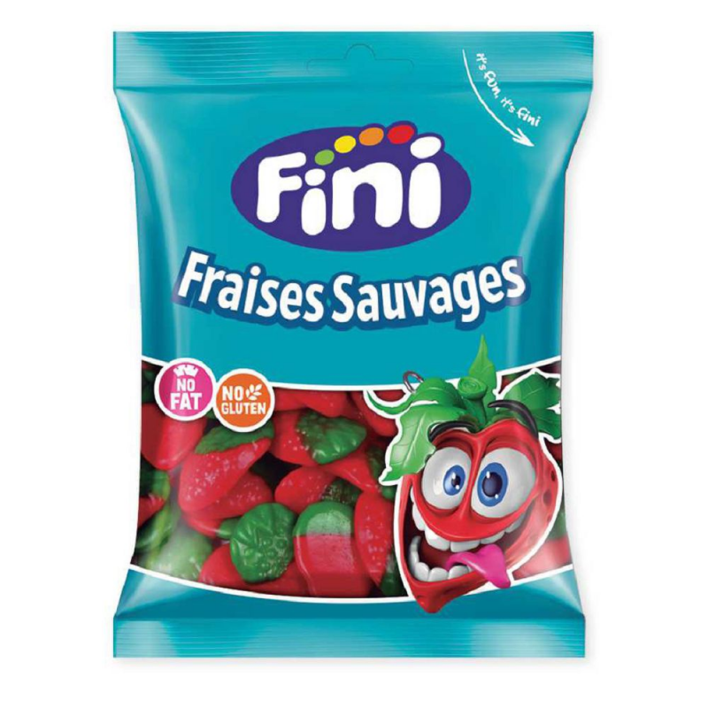 Sachet Fini 90 gr fraise sauvage halal par 12 sachets