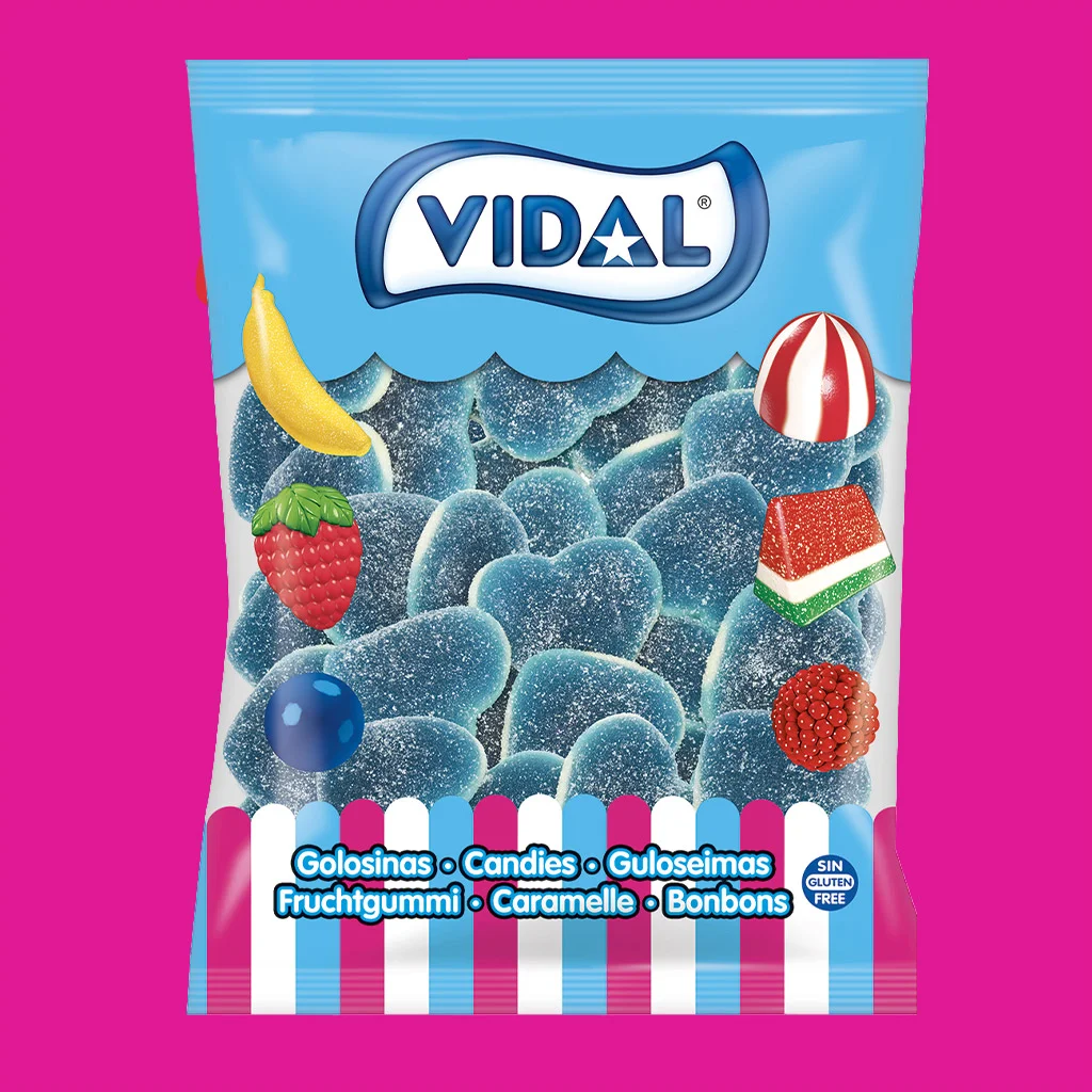 Coeur framboise acide XXL Vidal 1 kg