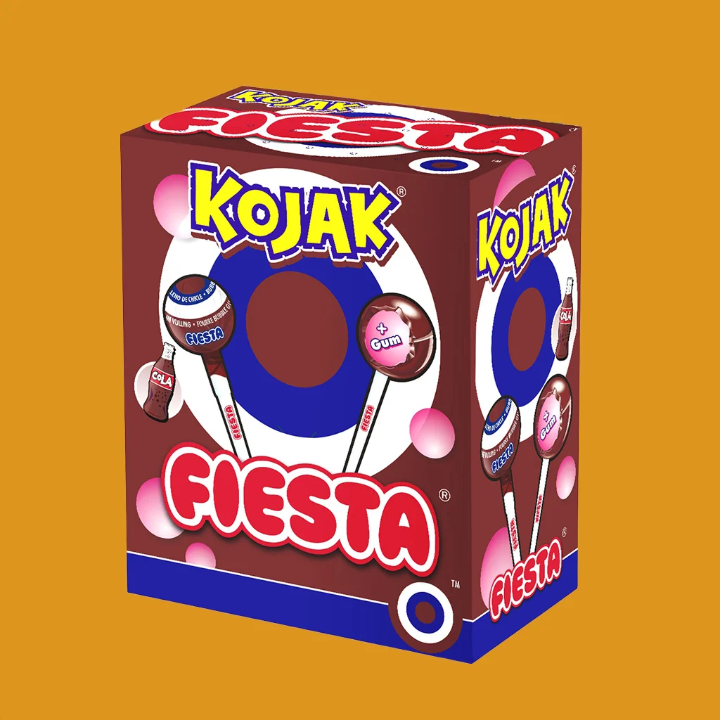 Sucette Bubblegum Kojac Cola 100 pièces