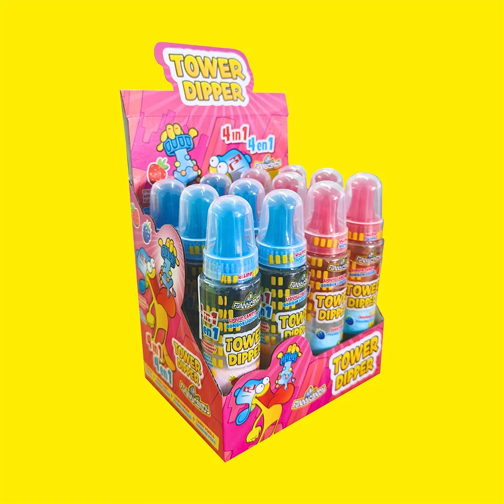 Tower dipper Funny Candy 12 pièces